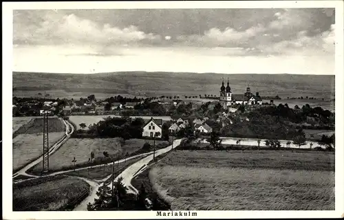 Ak Chlum Svaté Maří Maria Kulm Region Karlsbad, Totalansicht