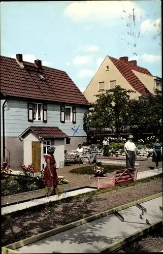 Ak Heinebach Alheim in Hessen, Kleingolfplatz, Minigolf