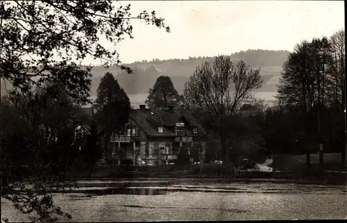 Ak Kudowa Zdrój Bad Kudowa Schlesien, Blick auf  eine Villa, 1929