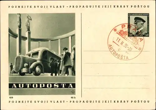 Ak Praha Prag, Autoposta, Autobus