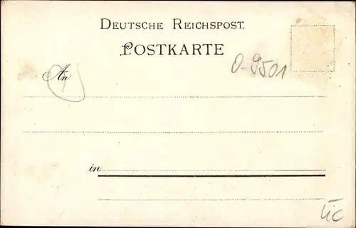 Litho Oberrothenbach Zwickau in Sachsen, Gasthof, Gesamtansicht