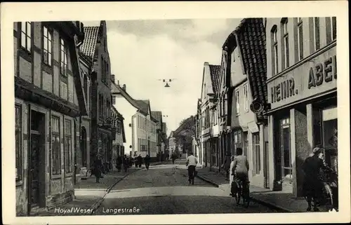 Ak Hoya an der Weser, Langestraße