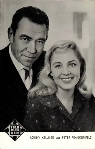 Ak Schauspieler und Sänger Lonny Kellner und Peter Frankenfeld, Portrait, Telefunken