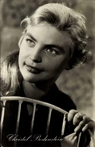 Ak Schauspielerin Christel Bodenstein, Portrait