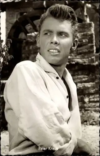 Ak Schauspieler Peter Kraus, Portrait