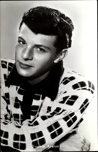 Ak Schauspieler Frankie Avalon, Portrait