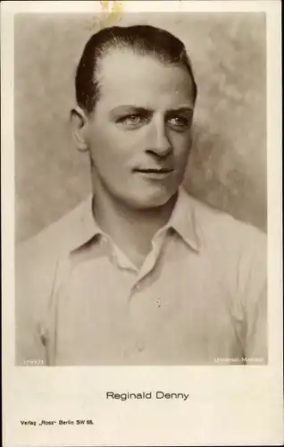 Ak Schauspieler Reginald Denny, Portrait