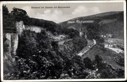 Ak Binolen Balve Märkischer Kreis, Hönnetal, Haus Reckenhöhle