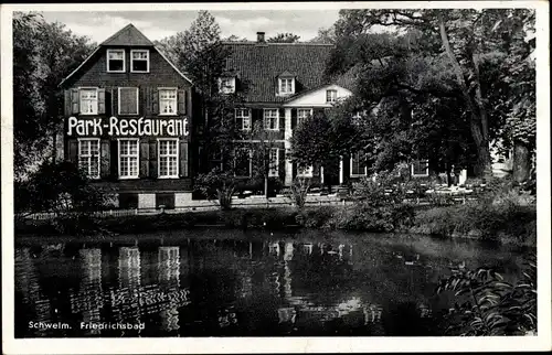 Ak Schwelm Nordrhein Westfalen, Friedrichsbad, Park Restaurant