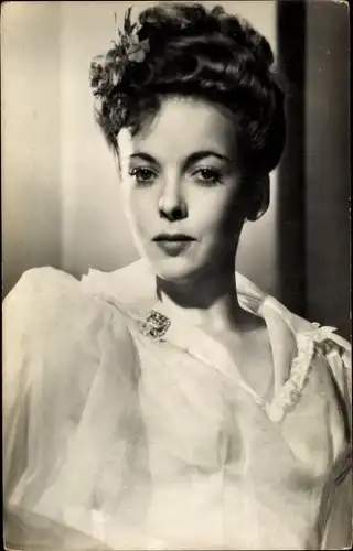 Ak Schauspielerin Ida Lupino, Portrait