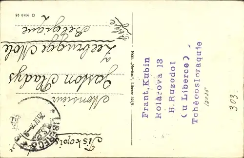 Ak Liberec Reichenberg in Böhmen, Liebiegova rozhledna