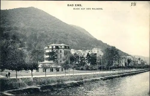 10 alte Ansichtskarten Bad Ems im Rhein Lahn Kreis, verschiedene Ansichten