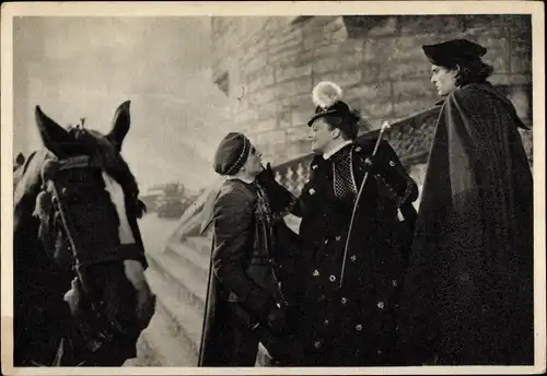 Ak Schauspielerin Zarah Leander, Das Herz der Königin, Filmszene