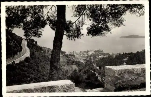 Ak Beaulieu sur Mer Alpes Maritimes, Moyenne Corniche, Aussicht