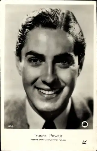 Ak Schauspieler Tyrone Power, Portrait