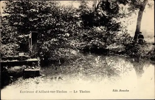 Ak Aillant auf Tholon Yonne, das Tholon