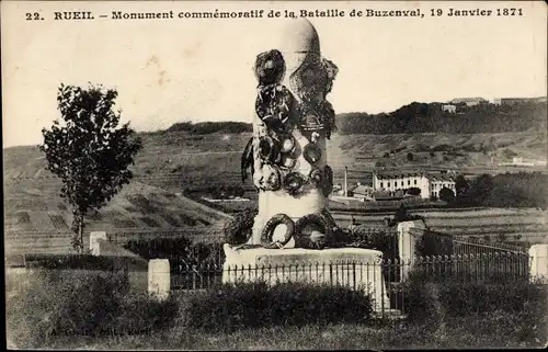 Ak Rueil Hauts-de-Seine, Denkmal für die Schlacht von Buzenval, 1871