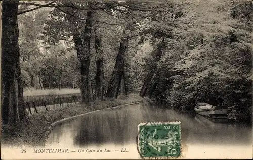 Ak Montélimar Drôme, un Coin du Lac