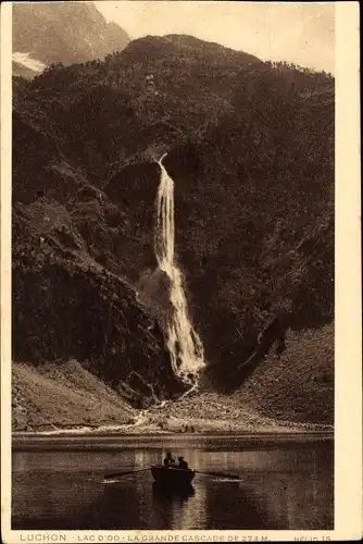 Ak Luchon Haute Garonne, Lac d'Oo, La Grande Cascade