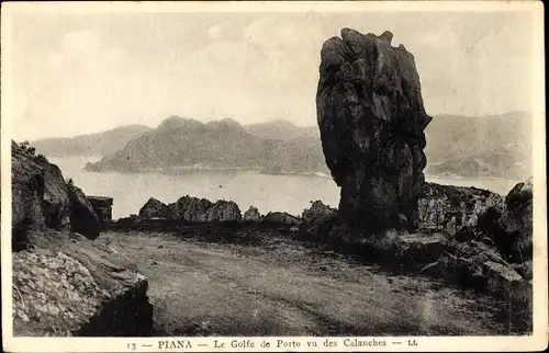 Ak Piana Corse du Sud, Le Golfe de Porto vu des Calanches