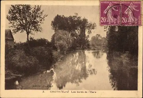 Ak Croth Eure, Les bords de l'Eure