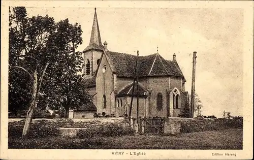 Ak Vitry sur Seine Val de Marne, l'Eglise