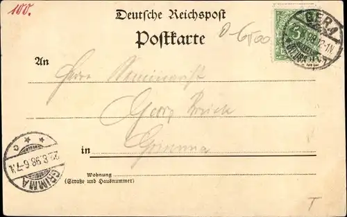 Ak Gera in Thüringen, Johanniskirche