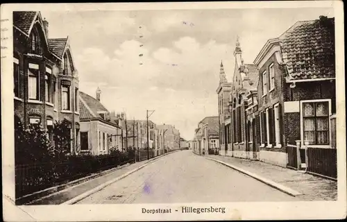 Ak Hillegersberg Südholland, Dorfstraße