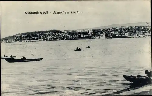 Ak Konstantinopel Istanbul Türkei, Scutari sul Bosforo