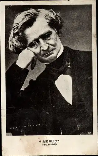 Ak Komponist Hector Berlioz, Portrait