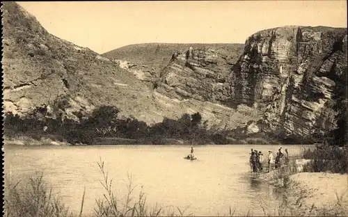 Ak DR Kongo Zaire, Mission der PP des St. Esprit, Fluss