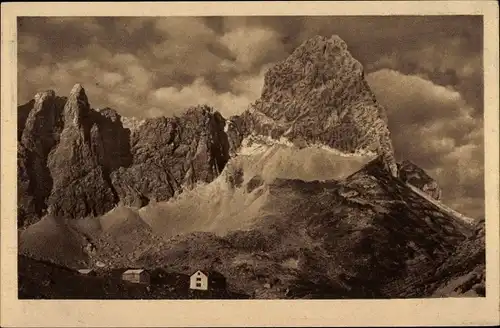 Ak Schwaz in Tirol, Lamsenjochhütte, Lamsenspitze