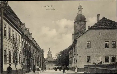 Ak Ohrdruf in Thüringen, Kirchstraße