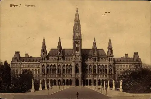 Ak Wien 1 Innere Stadt, Rathaus