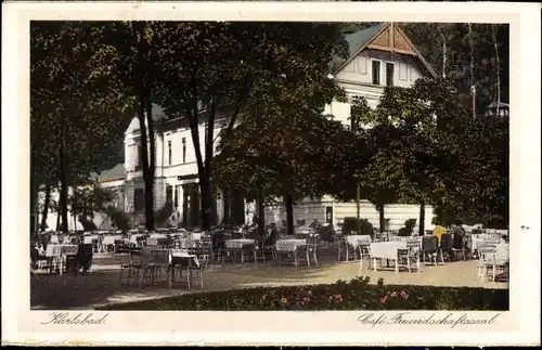 Ak Karlovy Vary Karlsbad Stadt, Café Freundschaftssaal
