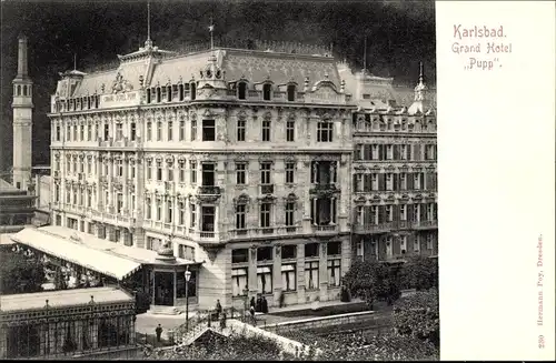 Ak Karlovy Vary Karlsbad Stadt, Grand Hotel Pupp