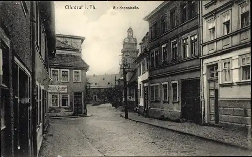 Ak Ohrdruf in Thüringen, Gleichenstraße