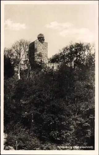 Ak Neckarsteinach in Hessen, Hinterburg, Rabenschloss
