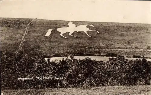 Ak Weymouth Südwestengland, White Horse