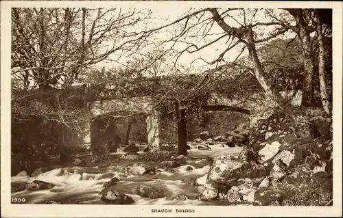 Ak Plymouth Devon England, Shaugh Bridge