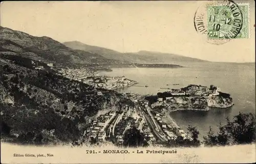 Ak Monaco, Gesamtansicht
