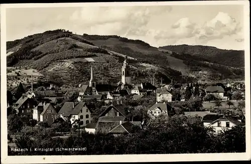 Ak Haslach im Kinzigtal Schwarzwald, Ortsansicht