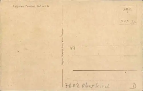 Ak Thiergarten Beuron in Württemberg, Panorama