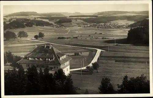 Ak Onstmettingen Albstadt in Württemberg, Blick vom Raichberg-Turm, Nägelehaus