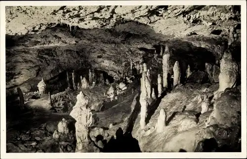 Ak Sonnenbühl in Württemberg, Nebelhöhle Genkingen-Unterhausen, Tropfsteine