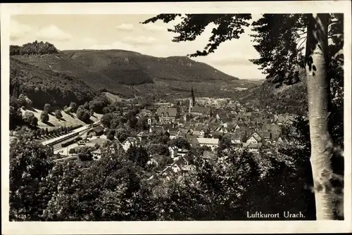 Ak Bad Urach, Luftkurort, Gesamtansicht der Stadt