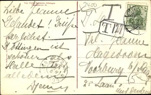 Ak Göttingen in Niedersachsen, Ratskeller