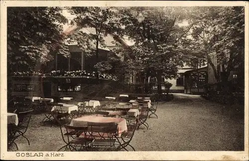 Ak Goslar am Harz, Hotel und Pensionshaus zur Bleiche, Inh. Hermann Wilhelm