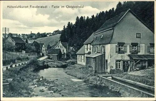 Ak Freudenstadt im Schwarzwald, Christophstal