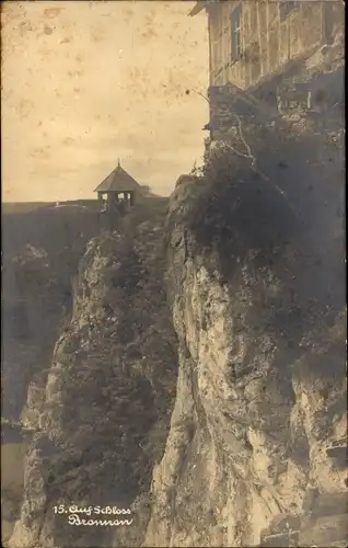 Foto Ak Fridingen an der Donau in Baden Württemberg, Schloss Bronnen, Teilansicht